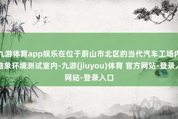 九游体育app娱乐在位于蔚山市北区的当代汽车工场内的抽象环境测试室内-九游(jiuyou)体育 官方网站-登录入口