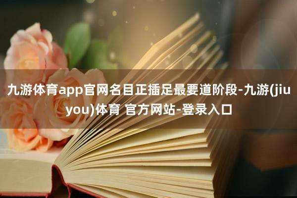 九游体育app官网名目正插足最要道阶段-九游(jiuyou)体育 官方网站-登录入口